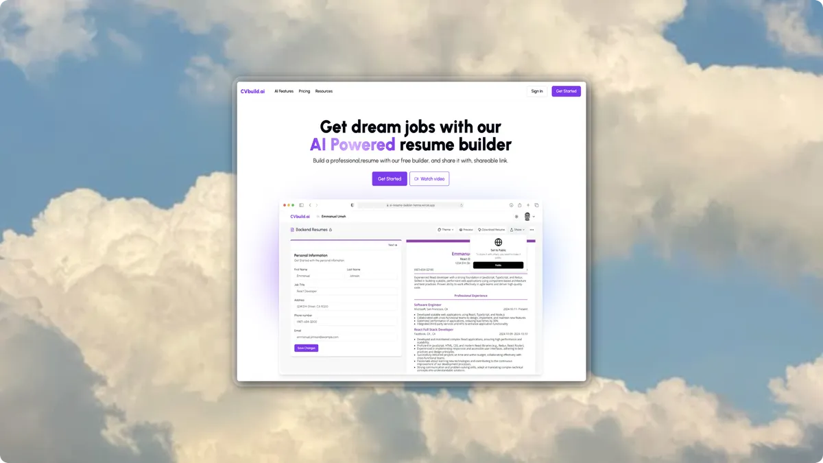AI Resume Builder